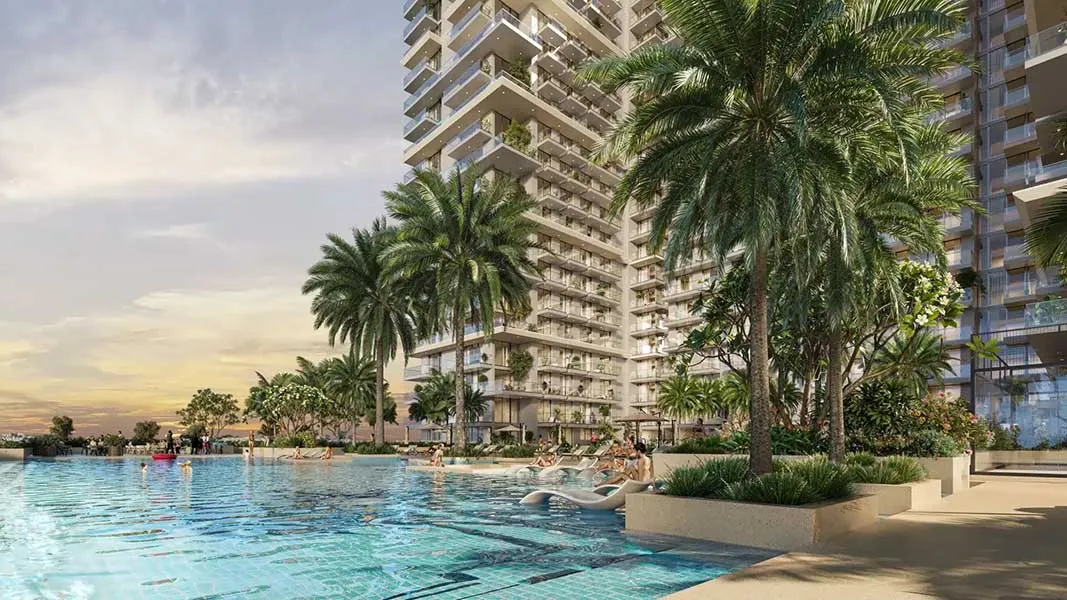 Waterfront Pool View