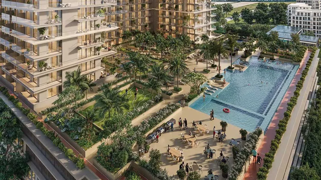 Poolside Tower View
