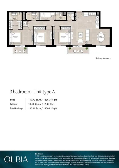 3 Bedroom Apartment