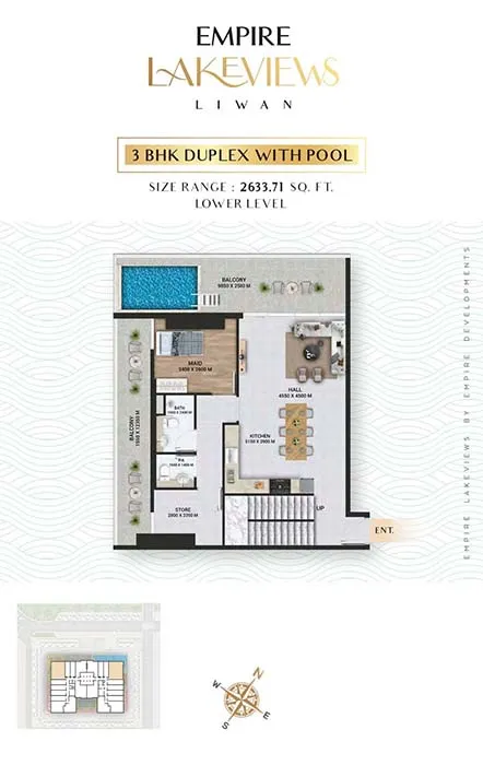 3 Bedroom Duplex Apartments