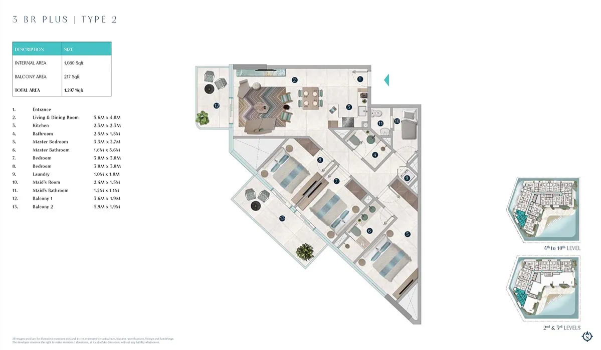 3 Bedroom Apartment