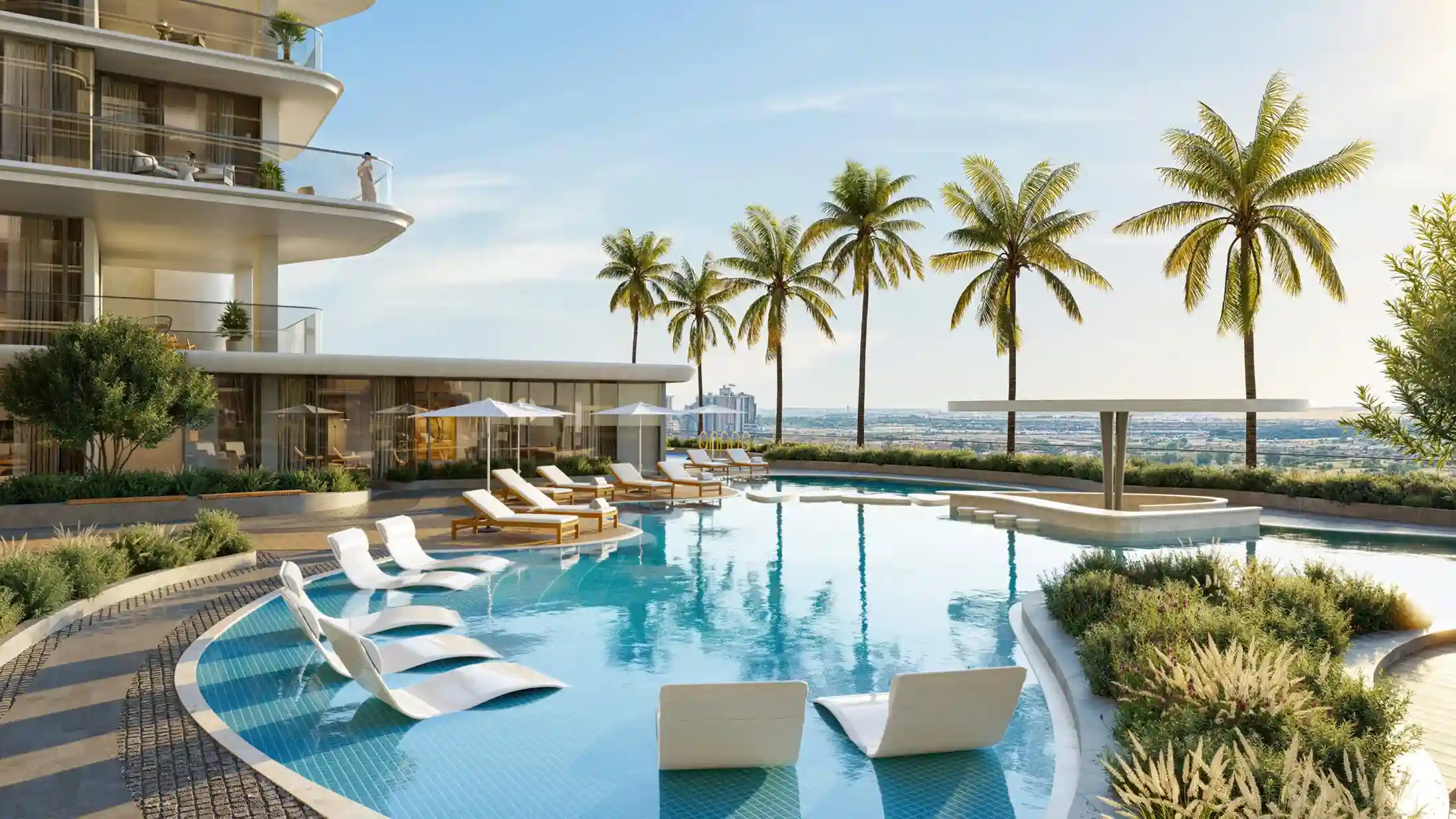 Infinity swimming pool