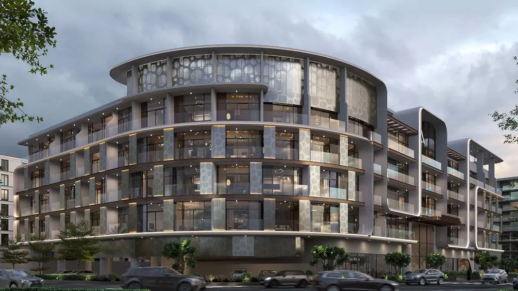 Curved building exterior