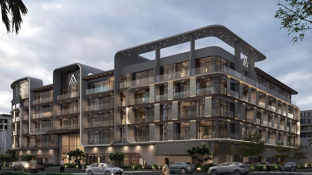 Classic apartment facade