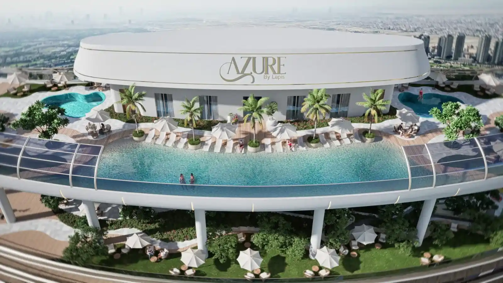 Rooftop infinity pool