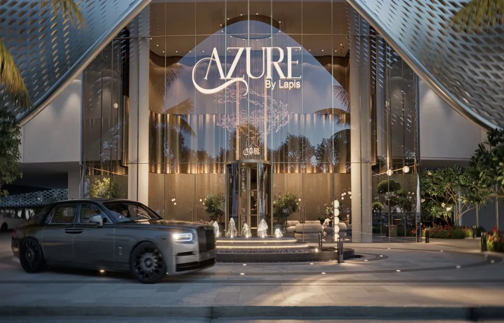 Grand building entrance