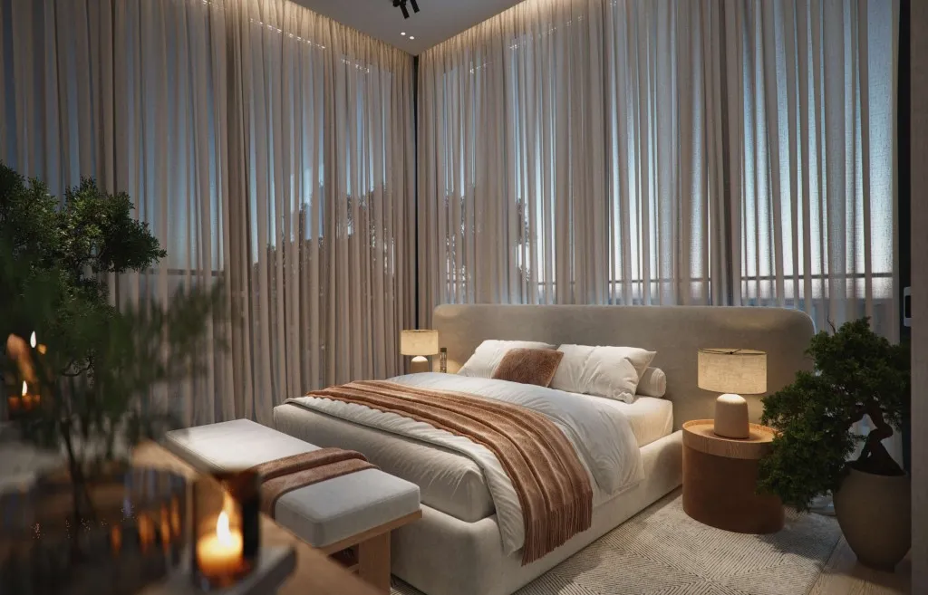 Luxury bedroom interior