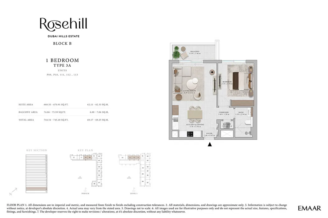 1 Bedroom Apartment