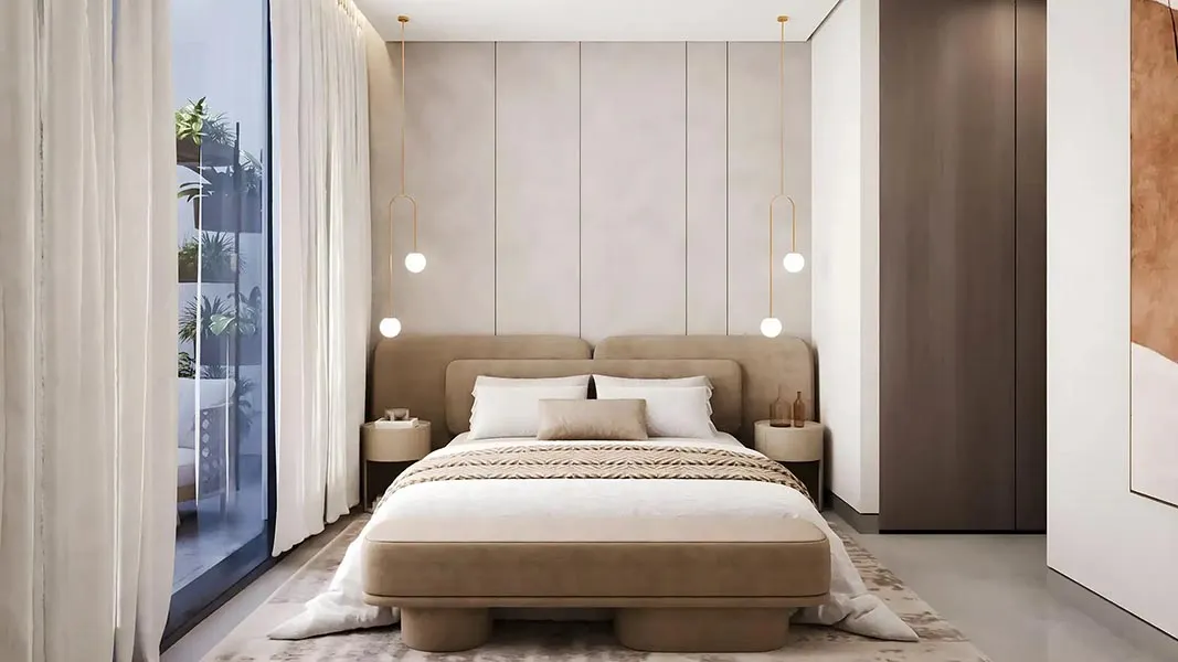 Stylish bedroom